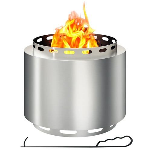 Outsunny 5cm smokeless - outsunny, wood