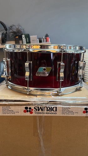 Ludwig vistalite 14x6 snare - vistalite, 14x6.5
