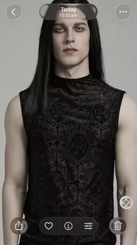 Punk rave gothic - rave, top