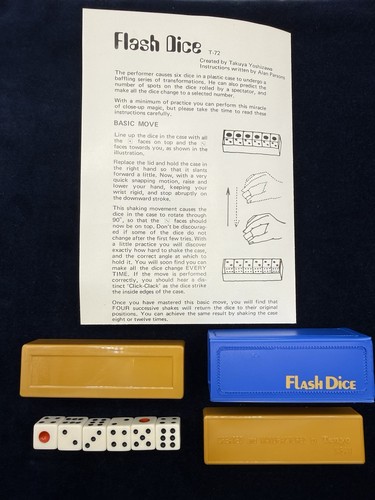 Vintage tenyo flash dice - vintage,