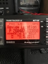 Uniden Bearcat BCT-15X GPS