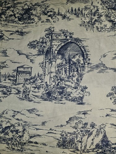 Ikea blue french country toile - french,
