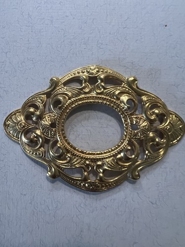 Vintage filigree brass - filigree,
