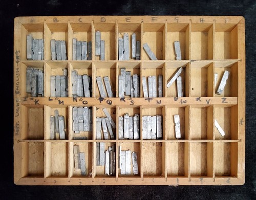 Printing press letters - press, -1