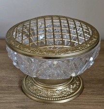 Vintage Crystal Glass Rose