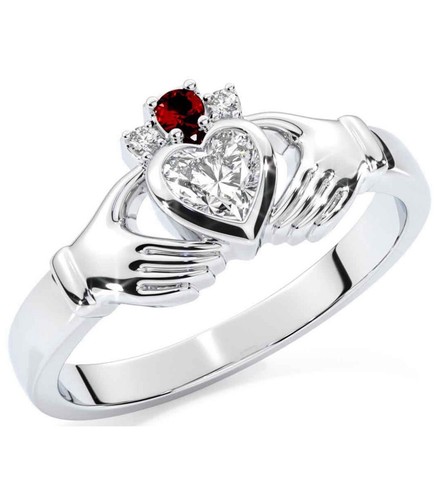 Glencara claddagh ring solid - glencara,