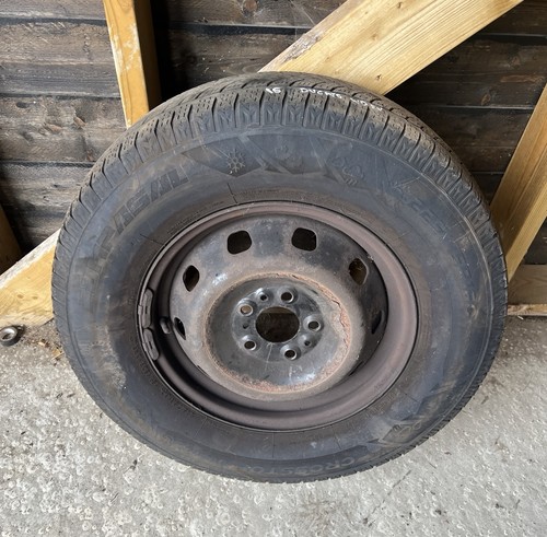 Steel wheel with tyre - tyre, fiat