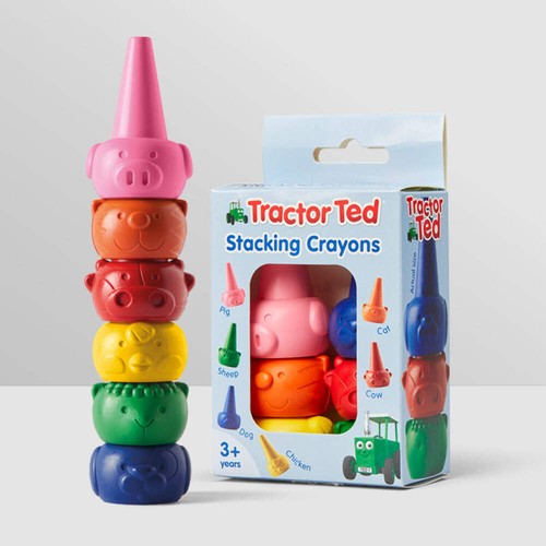 Tractor ted stacking crayons - ted,