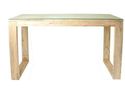 Solid wood sunray console - wood,