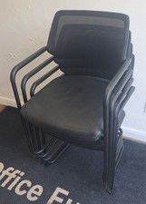 Set four steelcase black - set,