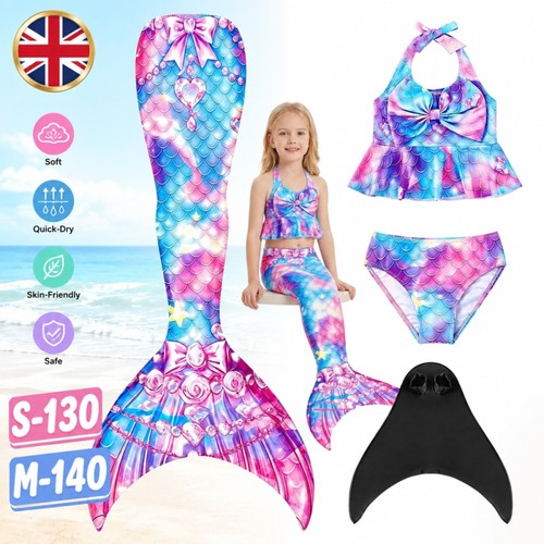 4pcs mermaid tail - mermaid, swimsuit