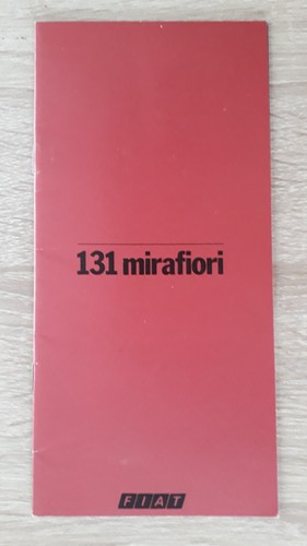 Fiat 131 mirafiori - 131, range