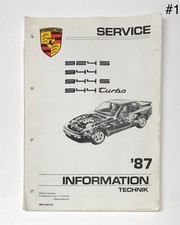 1987 Vintage Porsche Service