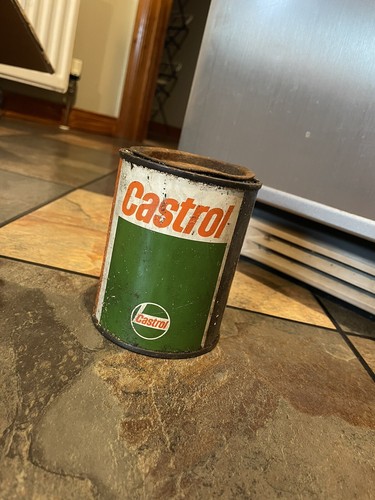 Old castrol oil can - castrol,