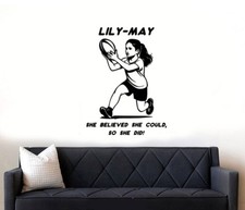 Personalised Rugby Sport Girls