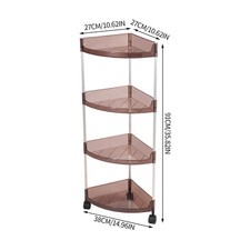 2-4 Tier Mobile Shelf Cart