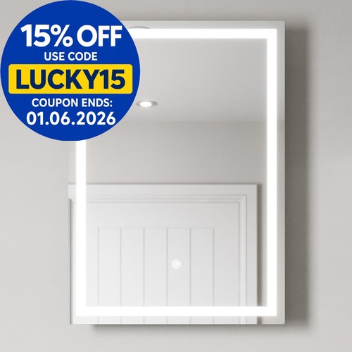 500 700mm bathroom mirror - x,