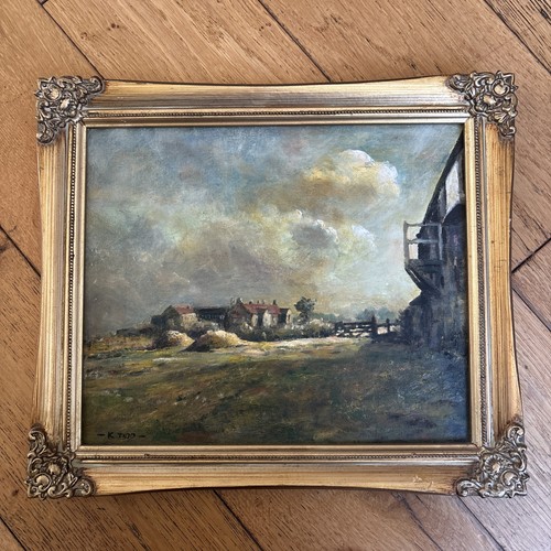Ken tidd original oil board - oil, on