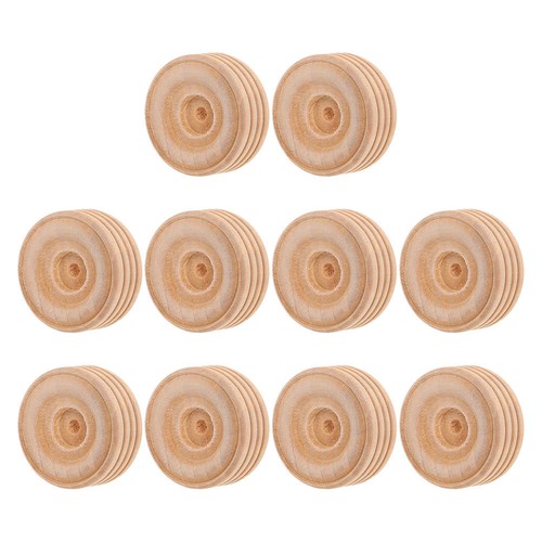 Pcs mini wooden wheels - pcs,