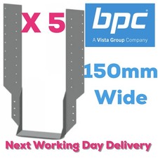 5No 150mm Jiffy Joist Hangers