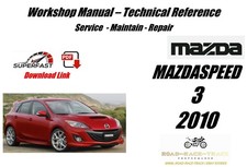 MAZDA MAZDASPEED3 Service