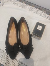 Russell & Bromley Black Suede