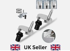 2X Toilet Seat Fixings Quick