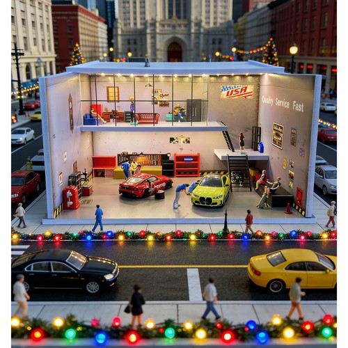 Diorama diecast car - diecast,