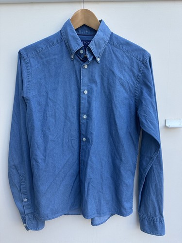 Eton shirt denim blue - eton,