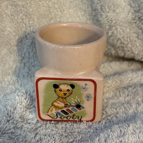 Vintage sooty pink egg cup - pink,
