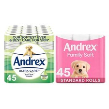 Andrex Toilet Rolls x45 2 Ply