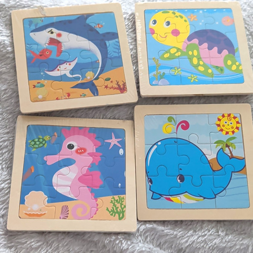 Wooden sea life - wooden,