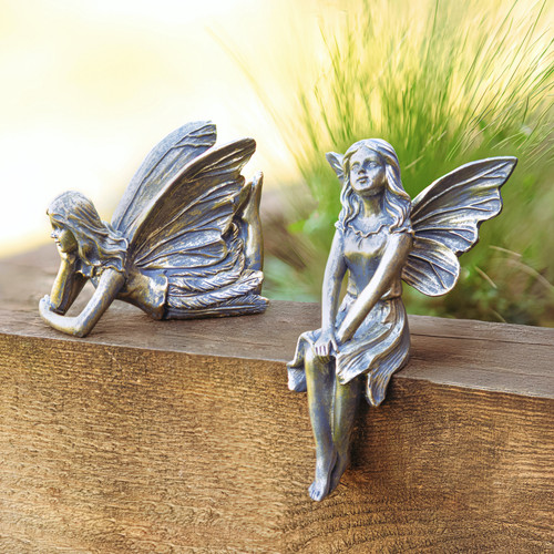 Garden fairy ornament statues - garden,