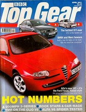 TOP GEAR MAGAZINE APR-2001- Hartge H50, Clio V6, Honda S2000, Alfa 147, Golf GTi