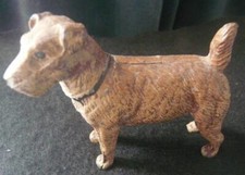 irish terrier spelter dog figure painted collectable antique irish terrier