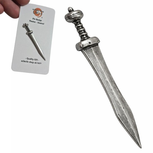 Roman sword pin badge - sword,