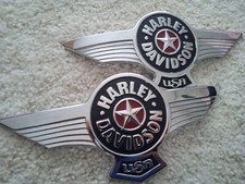 Harley Fuel Tank Logo Emblems Softail Fatboy Heritage Touring Electra Dyna