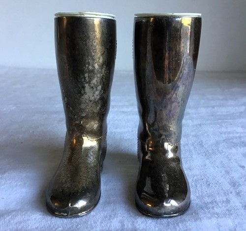Vintage pair silver - pair, plated