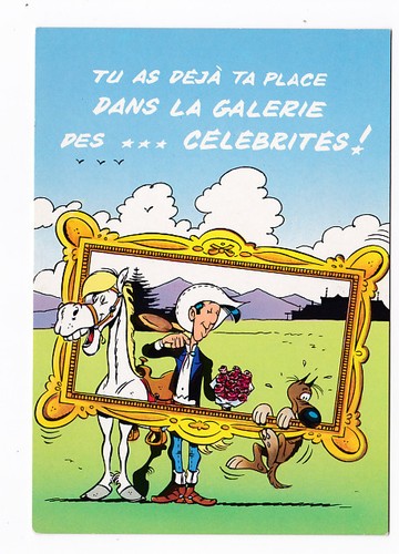 Lucky luke postcard - lucky,