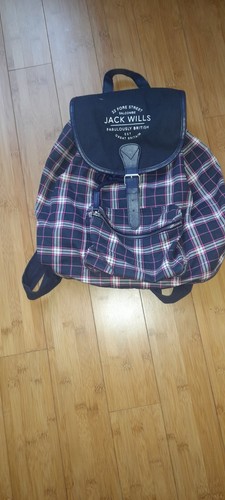Jack wills checkered - jack, backpack