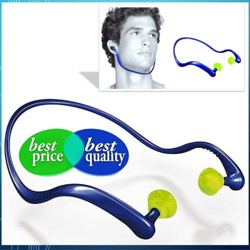 Banded ear plugs pushing - ear,