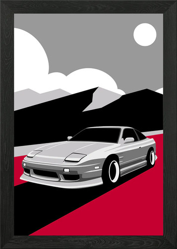 Nissan 200sx framed wall art - framed,