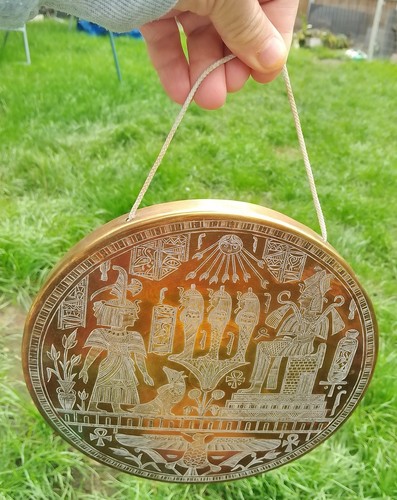 Antique brass egyptian - brass,