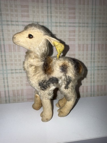 Vintage steiff lama with - steiff, tag