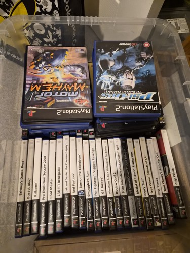 Ps2 games case select - w/,