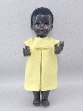 Beautiful Pedigree Vintage Hard Plastic Black Doll moving eyes and limbs 16 Inch