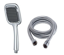 Housler® Low Pressure Increasing Shower head with 12mm 1.5 Meter large bore hose