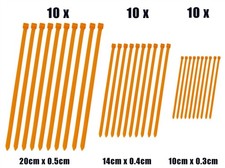 Zip Cable Ties x 30 Orange