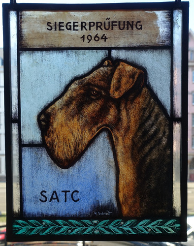 Stained glass under glass