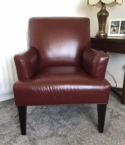 Leather armchair marks - by, &